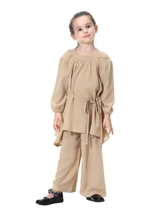 Top And Loose Pant Set Grey/Black 