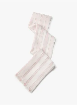 Linen Scarf Striped 70x180 cm