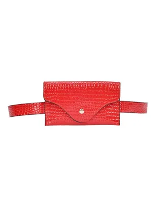 Retro Style Waistpack Red 