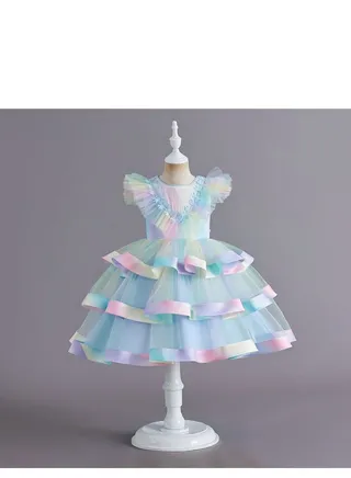 New Mid Size Children's Long Sleeved Dress 