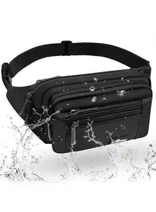 "Waist Pack Bag Pack for Men&Women Hip with Adjustable Strap Water Resistant  Bags for Workout/Running/Hiking,Dog Walking Outdoors Sport Fishing Waist Pack Bag Carrying Phones " 