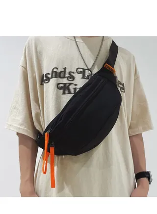 Men's INS Wind Waterproof Japanese Casual Messenger Bag Sports Satchel Bag 