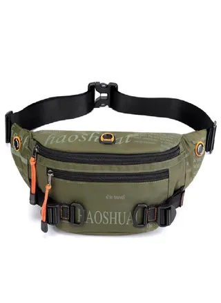 Waist Bag Men Belt Pack Waterproof Sports Travel Phone Pouch Messenger Pouch Fashion Chest Bag Men Hip Waist Pack Shoulder Bags 