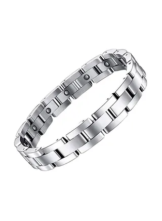 Magnet Stone Stainless Steel Chain Bracelet 