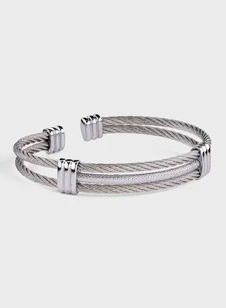 Casual Metal Cuff Bracelet