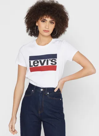 Crew Neck Logo T-Shirt 