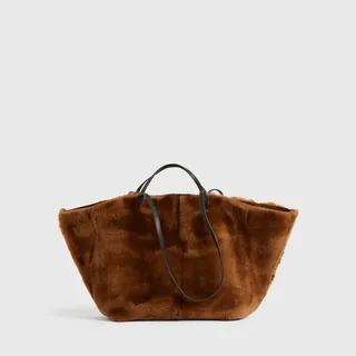 Allsaints Hannah Shearling Tote