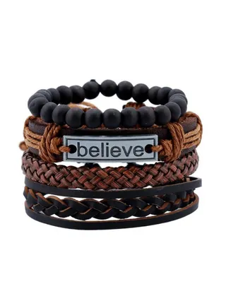 Faux Leather Bracelet 