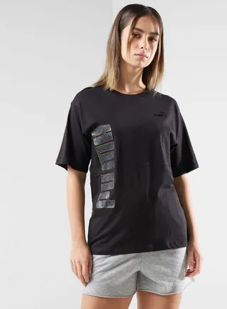 Power Love Logo Color Block T-Shirt