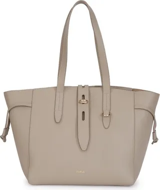 Furla Net Logo Detailed Tote Bag