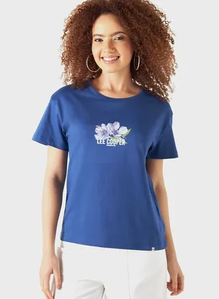 Crew Neck Graphic T-Shirt 