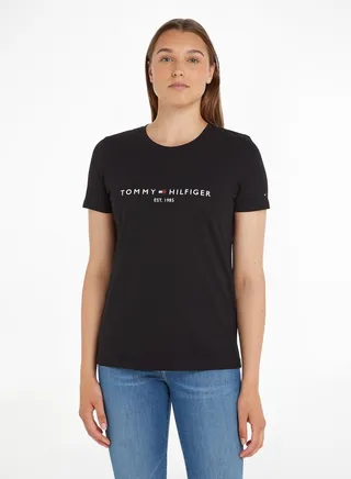 Women's Organic Cotton Logo T-Shirt, Black 