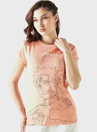 Naruto Print T-Shirt 