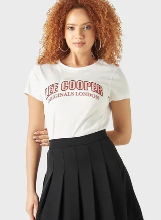 Crew Neck Logo Detail T-shirt 