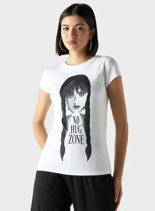 Printed Crew Neck T-Shirt 