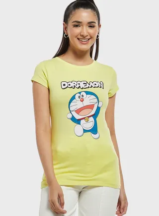 Crew Neck Graphic T-Shirt 