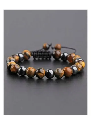 Bracelet For Men Made Of Beads 