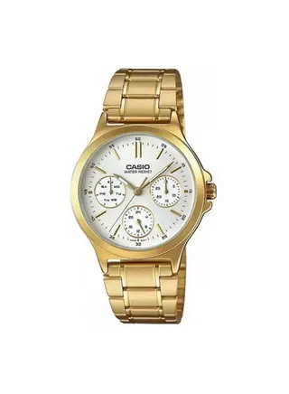 Stainless Steel Chronograph Watch LTP-V300G-7AUDF 