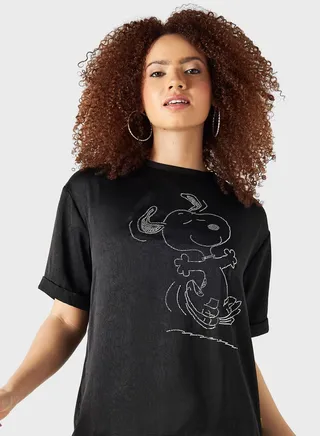 Crew Neck Graphic T-Shirt 