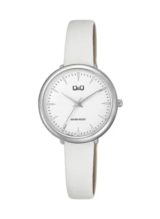 Leather Analog Wrist Watch QC35J301Y 