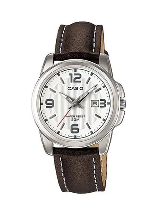 Women's Leather Analog Water Resistant Wrist Watch LTP-1314L-7AVDF 