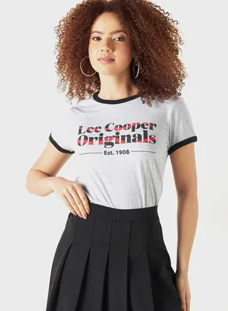 Crew Neck Graphic T-Shirt 