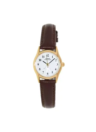 Women's Water Resistant Analog Watch LTP-1094Q-7B6RDF - 23 mm - Brown 