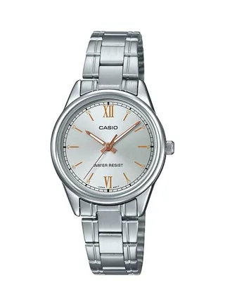 Women's Dress Timepiece Water Resistant Analog Watch LTP-V005D-7B2UDF - 28 mm - Silver 