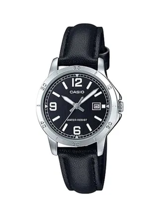 Women's Leather Analog Wrist Watch LTP-V004L-1BUDF 