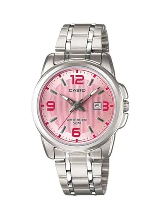 Women's Water Resistant Analog Watch LTP-1314D-5AVDF - 37 mm - Silver 