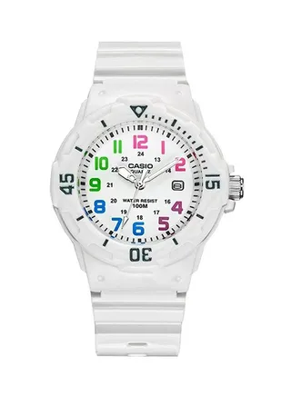 Women's Enticer Quartz Analog Watch LRW-200H-7BVDF - 34 mm - White 