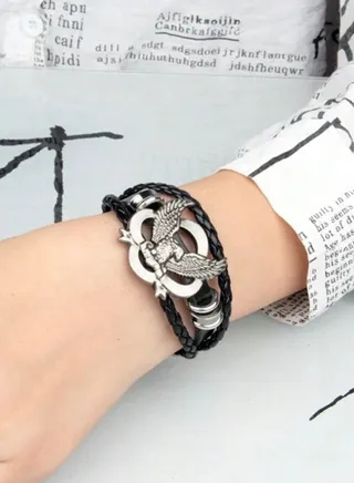 Elegant High Quality Of PU Leather Bracelet For Men 