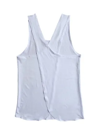Racerback Swim Top White 