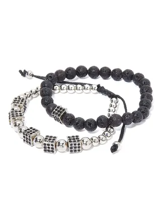 Set of 2 Exquisite Design Beads Bracelet 