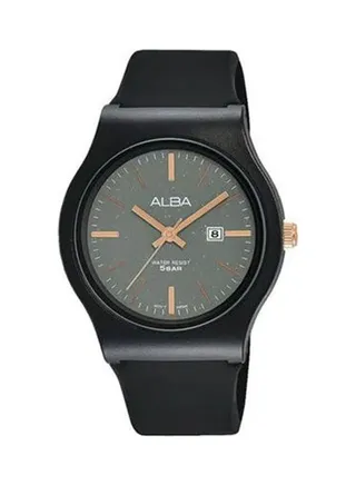Women's Silicone Round Analog Water Resistant Watch  AH7U61X 
