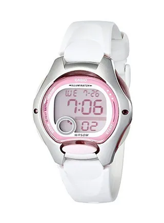 Women's Sport Quartz Digital Watch LW-200-7AVDF - 35 mm - White 