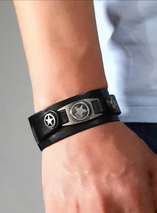 Elegant High Quality Of PU Leather Bracelet For Men 