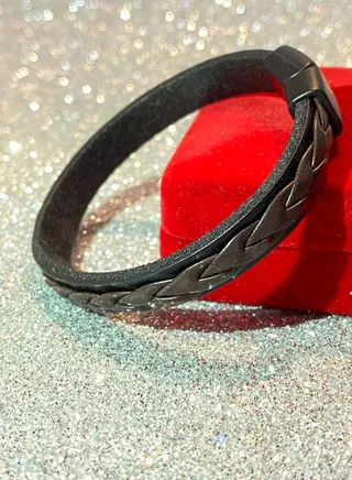Braided Leather Bracelet for Men 