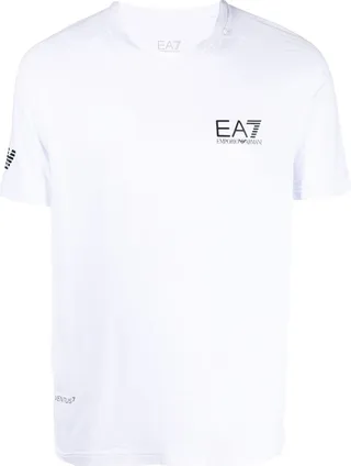 logo-print cotton T-shirt