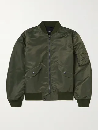 Frame Shell Bomber Jacket