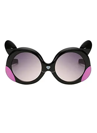 Kids' Fashion Cute Cartoon Anti UV Round Sunglasses 