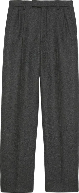 Straight-Leg Cashmere Trousers