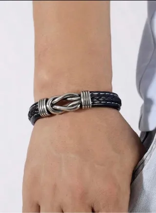 Elegant High Quality Of PU Leather Bracelet For Men 