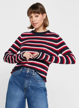 Striped Knitted Sweater