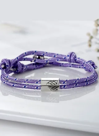 2-Piece Magnetic Heart Alloy Bracelet 
