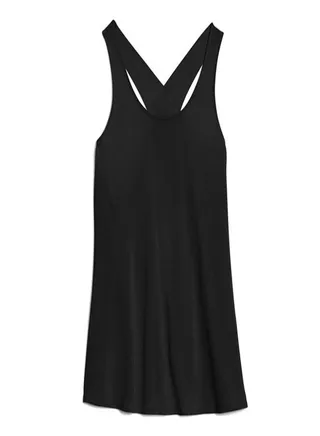 Women's Sleeveless Cross Fitness Vest Black 