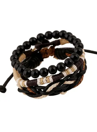 Faux Leather Bracelet 