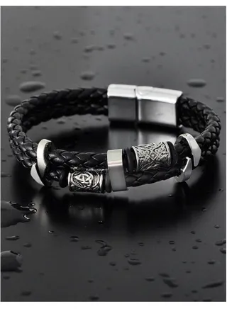 Elegant High Quality Of PU Leather Bracelet For Men 