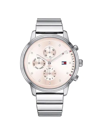 Women's Blake Round Shape Stainless Steel Chronograph Wrist Watch 40 mm - Silver - 1781904 