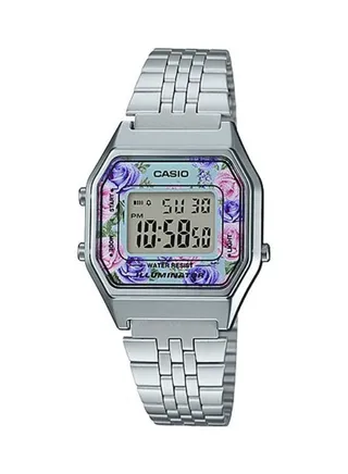 Women's Stainless Steel Digital Watch LA680WA-2CDF - 29 mm - Silver 